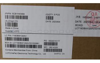 Lenovo 5CB1H43484 Tastatur inkl. Topcase ASM_SLV L82RJ FP AG BL