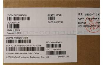Lenovo 5CB1H43486 Tastatur inkl. Topcase schweiz L82RJ FP AG BL