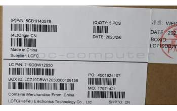 Lenovo 5CB1H43579 Tastatur inkl. Topcase ASM_POR L82RJ FP MB BL