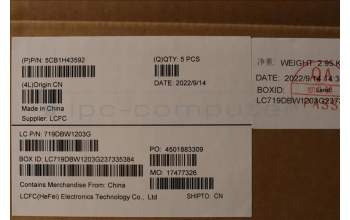 Lenovo 5CB1H43592 Tastatur inkl. Topcase ASM_ITA L82RJ NFP AB