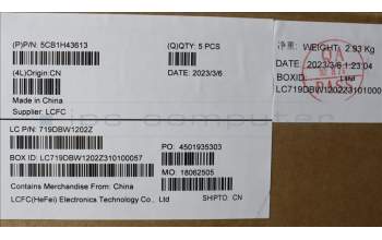 Lenovo 5CB1H43613 Tastatur inkl. Topcase schweiz L82RJ NFP AB