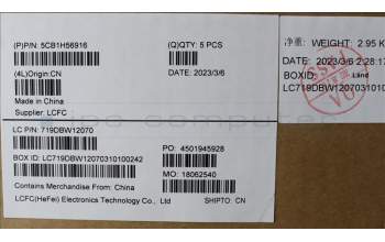 Lenovo 5CB1H56916 Tastatur inkl. Topcase ASM_ITA L82RJ NFP AB BL
