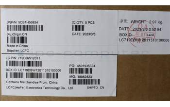 Lenovo 5CB1H56924 Tastatur inkl. Topcase spanisch L82RJ NFP AB BL