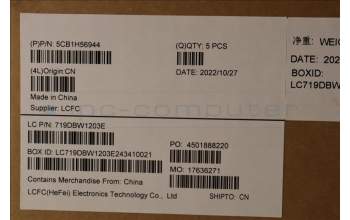 Lenovo 5CB1H56944 Tastatur inkl. Topcase ASM_FRA L82RJ NFP AG