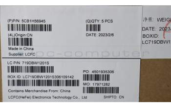Lenovo 5CB1H56945 Tastatur inkl. Topcase deutsch L82RJ NFP AG