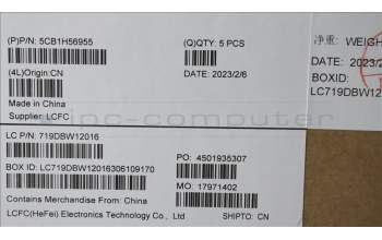 Lenovo 5CB1H56955 Tastatur inkl. Topcase schweiz L82RJ NFP AG