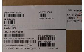 Lenovo 5CB1H56968 Tastatur inkl. Topcase ASM_ENG L82RJ NFP AG BL