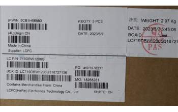 Lenovo 5CB1H56983 Tastatur inkl. Topcase ASM_NORDIC L82RJNFPAGBL
