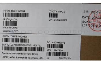 Lenovo 5CB1H56984 Tastatur inkl. Topcase ASM_POR L82RJ NFP AG BL