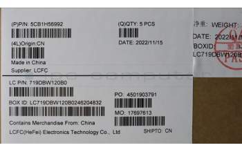 Lenovo 5CB1H56992 Tastatur inkl. Topcase ASM_UK L82RJ NFP AG BL