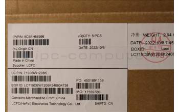 Lenovo 5CB1H56996 Tastatur inkl. Topcase ASM_UK L82RJ NFP MB