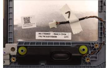 Lenovo 5CB1H66080 C-Abdeckung mit Tastatur, Französisch, Nebelblau, Hintergrundbeleuchtung, Ohne_Fingerabdruckscanner