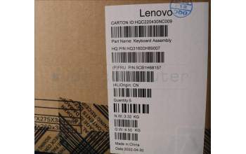 Lenovo 5CB1H68157 Tastatur inkl. Topcase deutschH21CYFPARGYET