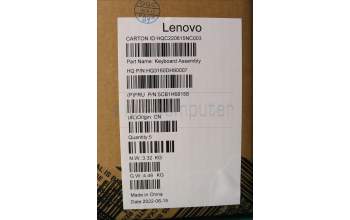 Lenovo 5CB1H68158 Tastatur inkl. Topcase ASM_GREH21CYFPARGYET