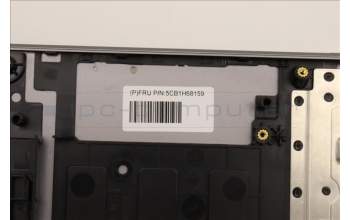 Lenovo 5CB1H68159 C-Abdeckung mit Tastatur, Hebräisch, arktisgrau, Fingerabdruck