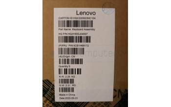 Lenovo 5CB1H68172 Tastatur inkl. Topcase schweizH21CYFPARGYET