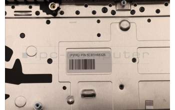 Lenovo 5CB1H68326 C-Cover with keyboard,French,Arctic Grey,Fingerprint