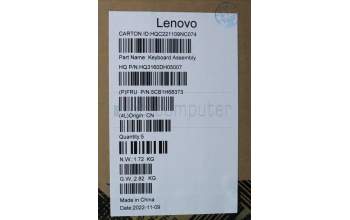 Lenovo 5CB1H68373 Tastatur inkl. Topcase ASM_RUSH21CXNFPETARGY