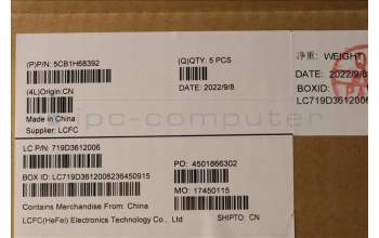 Lenovo 5CB1H68392 Tastatur inkl. Topcase ASM_BUL L82RD CG RGB