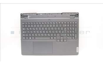 Lenovo 5CB1H68465 C-Abdeckung mit Tastatur, Deutsch, sturmgrau, RGB-Hintergrundbel.