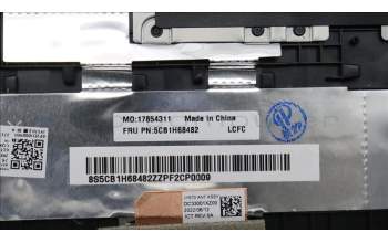 Lenovo 5CB1H68482 Tastatur inkl. Topcase ASM_TC L82RD SG RGB