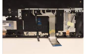 Lenovo 5CB1H68486 C-Cover with keyboard, Belgian, Storm Grey, White Backlight, UK