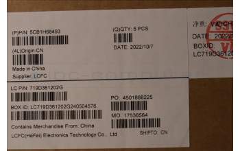 Lenovo 5CB1H68493 Tastatur inkl. Topcase ASM_UK L82RD SG WH