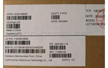 Lenovo 5CB1H68497 Tastatur inkl. Topcase deutsch L82RD SG WH