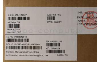 Lenovo 5CB1H68507 Tastatur inkl. Topcase ASM_NORDIC L82RD SG WH