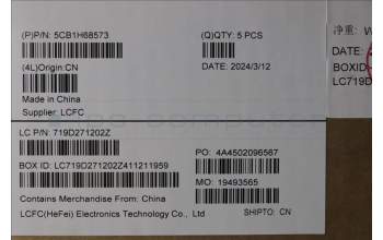 Lenovo 5CB1H68573 Tastatur inkl. Topcase ASM_CZE/SLK L82R3AB_NFP