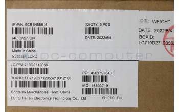 Lenovo 5CB1H68616 Tastatur inkl. Topcase ASM_POR L82R3 CG_NFP