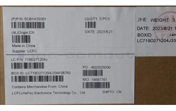 Lenovo 5CB1H70301 Tastatur inkl. Topcase ASM_BEL L82R3 CG_NFP