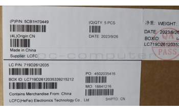 Lenovo 5CB1H70449 Tastatur inkl. Topcase deutsch L82R4 FPSD