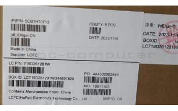 Lenovo 5CB1H70713 Tastatur inkl. Topcase ASM_THAI L82R4 NFPCG