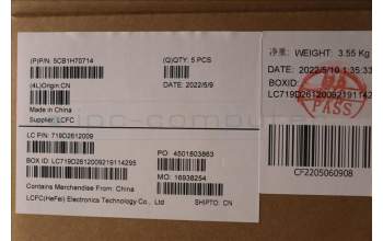 Lenovo 5CB1H70714 Tastatur inkl. Topcase ASM_POR L82R4 NFPCG