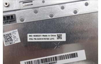 Lenovo 5CB1H70738 Tastatur inkl. Topcase ASM_BUL L82R4 NFPCG