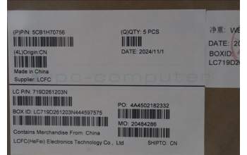 Lenovo 5CB1H70756 Tastatur inkl. Topcase deutsch L82R4 NFPSD