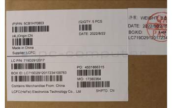 Lenovo 5CB1H70803 Tastatur inkl. Topcase ASM_BUL L82SV CG