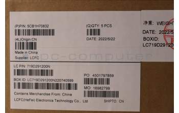 Lenovo 5CB1H70832 Tastatur inkl. Topcase ASM_ARA L82SV SG