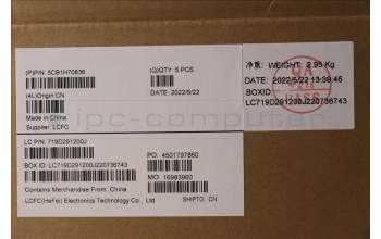 Lenovo 5CB1H70836 Tastatur inkl. Topcase ASM_CZE/SLK L82SV SG