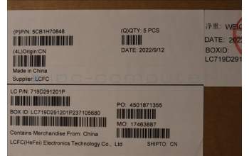 Lenovo 5CB1H70848 Tastatur inkl. Topcase ASM_ITA L82SV SG