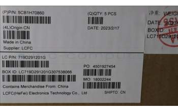 Lenovo 5CB1H70860 Tastatur inkl. Topcase ASM_TUR L82SV SG