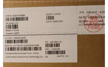 Lenovo 5CB1H70899 Tastatur inkl. Topcase ASM_BEL L82RG SG W/RGB