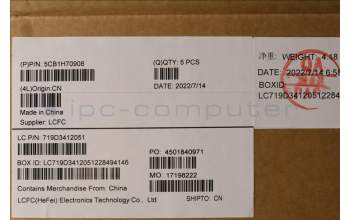 Lenovo 5CB1H70908 Tastatur inkl. Topcase deutsch L82RG SG W/RGB