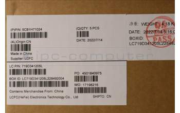 Lenovo 5CB1H71024 Tastatur inkl. Topcase schweiz L82RG SG W/RGB