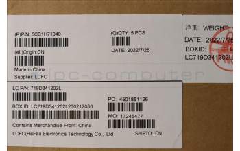 Lenovo 5CB1H71040 Tastatur inkl. Topcase ASM_USA ENGL82RGSGW/RGB