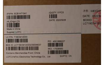 Lenovo 5CB1H71041 Tastatur inkl. Topcase ASM_ARA L82RG SG W/WH