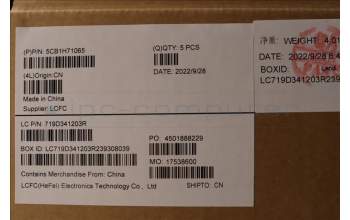 Lenovo 5CB1H71065 Tastatur inkl. Topcase spanisch L82RG SG W/WH