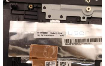 Lenovo 5CB1H71070 Tastatur inkl. Topcase ASM_UK L82RG SG W/WH