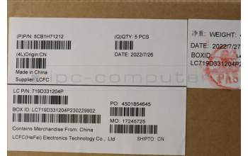 Lenovo 5CB1H71212 Tastatur inkl. Topcase ASM_ENG L82RY SG W/RGB